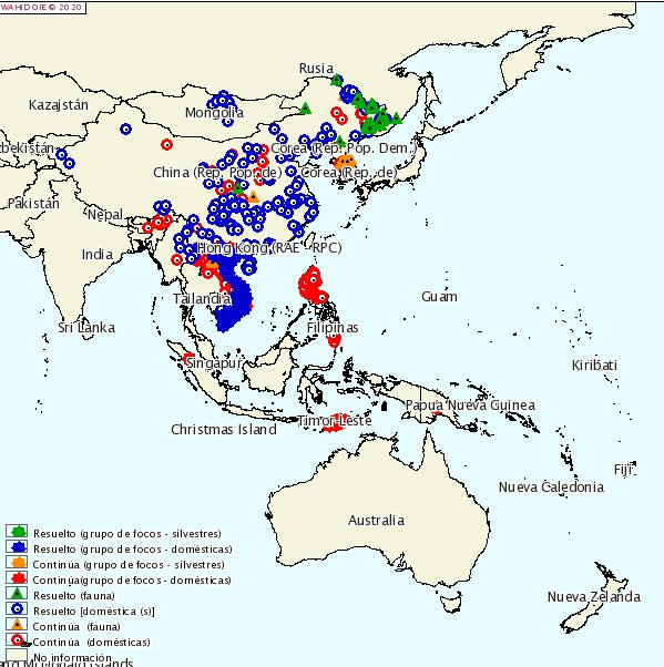 mapa PPA Asia