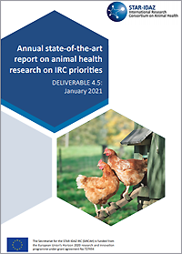 Annual State-of-the-art Report on Animal Health Research on IRC priorities cover